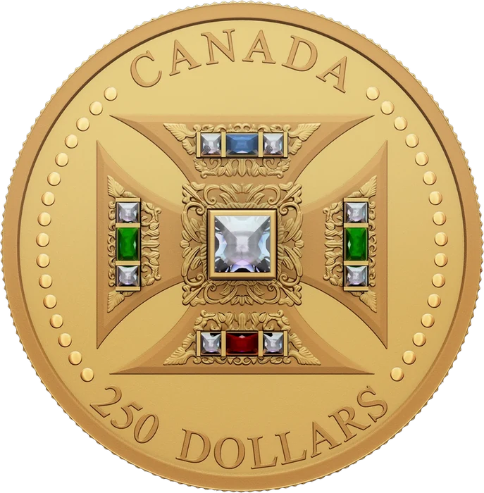 Regent gold cross commemorative coin